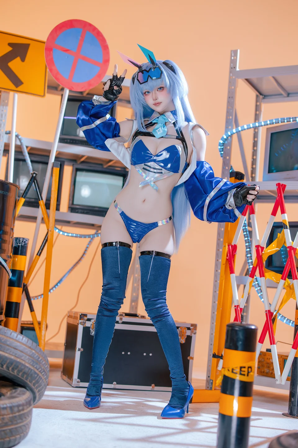 屿鱼 - No.082 碧蓝航线 花园赛车服 [82P-792MB] tg@simisebaisi 【丝足阁】048.webp